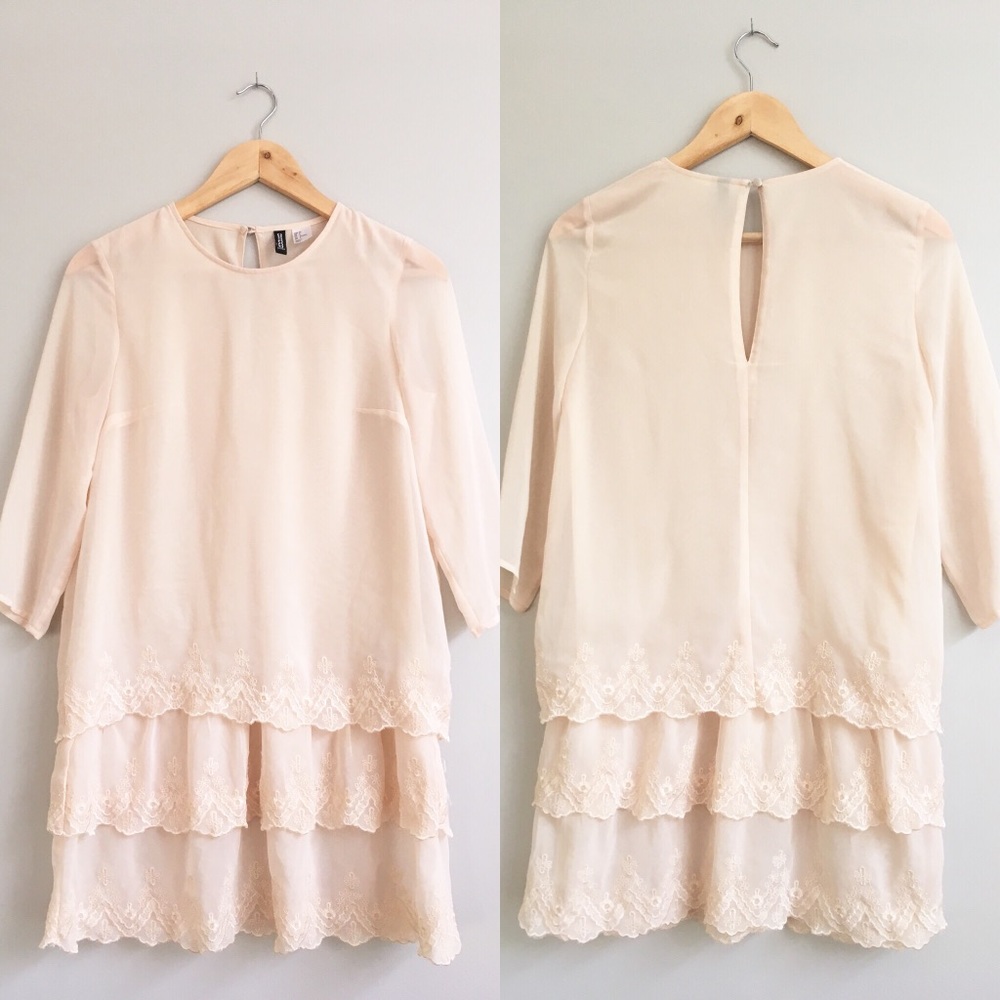 H&M Lace Slip Dress